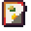 Pixel art parchment board with a red market marker